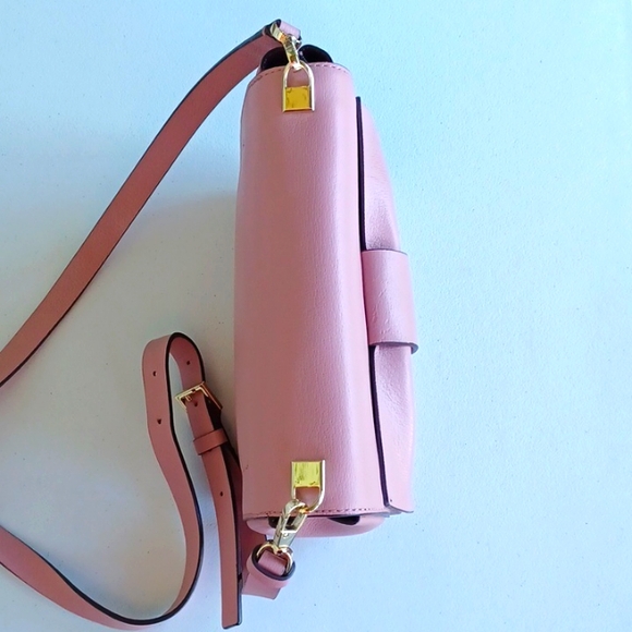 Kate Spade Oliver Drive Hetty Bow Crossbody Bag Dusty Peony Pink - Picture 6 of 13